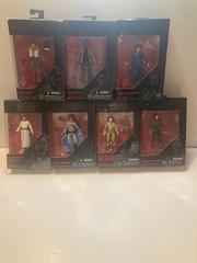 NEW Lot of 7 Hasbro Star Wars The Black Series Luke Leia Finn Poe 3.75″ Figures