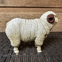 4.5” PVC Figure Male Ram Spiral Horns Textured