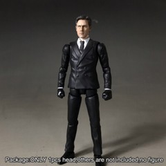 Premium 1/18 Cool Bruce Wayne Ben Affleck Man Head Sculpt For 3.75″ Acid Rain