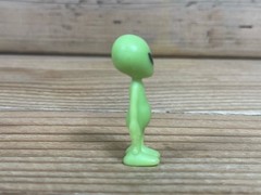 Alien Martian Green Glow In The Dark Action Figure 1.5” Outer Space Man UFO Toy