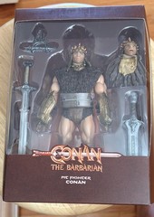 Super7 Conan the Barbarian Set – Pit Fighter Conan & Thulsa Doom, Sword