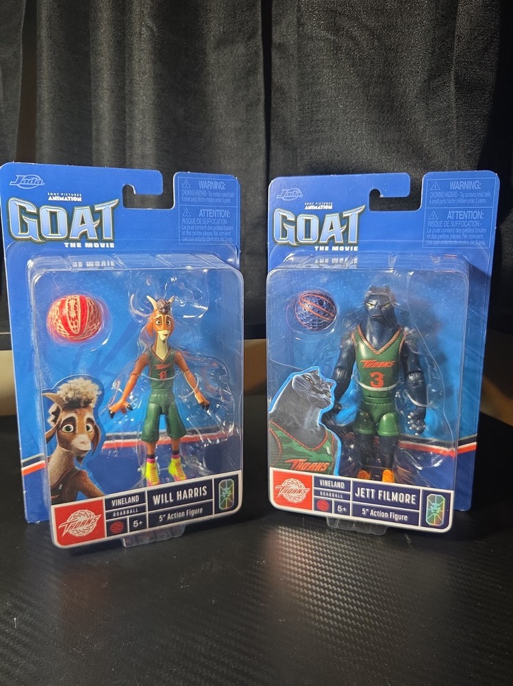 GOAT The Movie Jett Filmore Will Harris Action Figure Lot Of 2