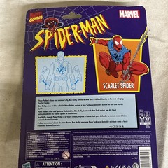 Marvel Legends 2024 Retro-Carded Scarlet Spider 6” with Soft Goods Hoodie