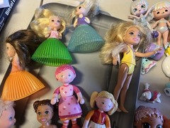 MIXED LOT OF RANDOM FIGURES KIDS GIRLS Disney Miscellaneous Toys