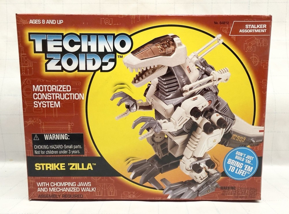 Vintage 1994 Kenner Techno Zoids Strike ‘Zilla Complete Factory Sealed