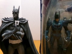 FATHER & SON BATMAN SPECIAL DEAL STATUE #’D BRIAN BOLLAND & SWING SHOT FIGURE