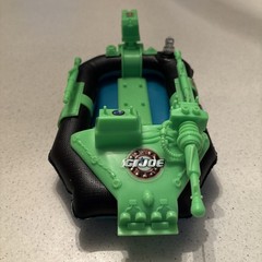 1993 HASBRO GI JOE MANTA RAY BOAT WITH BOX AND BLUEPRINTS VINTAGE