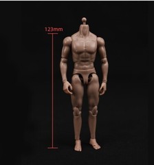 MB102 1/12 Male Soldiers Muscle Super Flexible Body for 6″ Action Figure Dolls