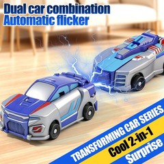Transforming Robot Dinosaur Dual CarToy Combination, Kids Action Figure