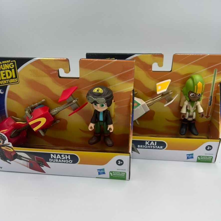 Star Wars Young Jedi Adventures Nash Durango & Kai Brightstar Figure 2-Pack