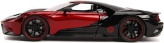 Jada Toys Marvel Miles Morales & 2017 Ford GT 1:24 Scale Die-Cast Car