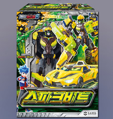 Metal Cardbot S SPARKBIT Transformer Robot Sports Car Korean Toy