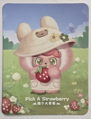 Q.Kid Outdoor Activities Series- Confirmed- “PICK A STRAWBERRY” New w/Box & ID