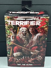 NECA Terrifier 3 Ultimate Art the Clown Bloody Santa Suit Boxed Action Figure