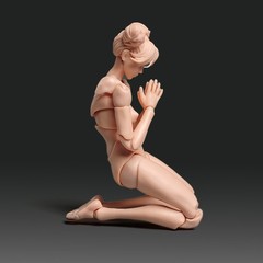 Romankey X COWL 1/12 Female Soldier Figure 6inch Pale Skin Joint Body Model Toys