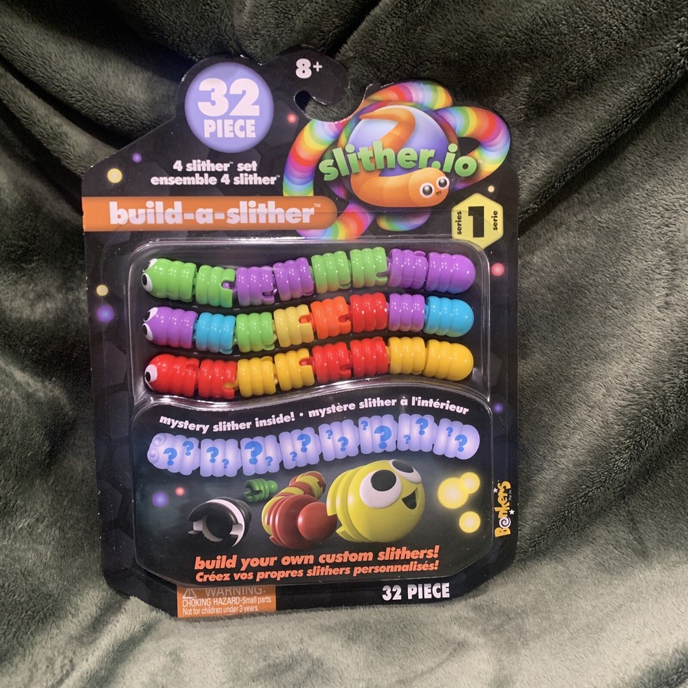 Bonkers 32 Pcs Build-a-Slither.io & Mystery Game