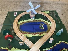 1993 Learning Curve Wooden Thomas Train Instant System Set #4! VHTF
