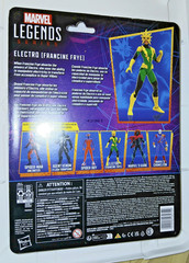 MARVEL LEGENDS RETRO SPIDER-MAN ELECTRO FRANCINE FRYE 6″ FIGURE HASBRO 2025