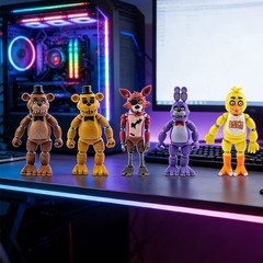Spring Trap Five Nights At Freddy Bonnie Chica Golden Foxy 5″Action Figure GN