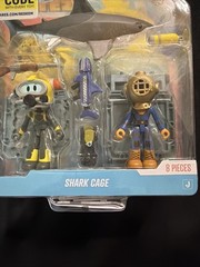 DEVSERIES Game Pack w/ Code Shark Bite 2: Shark Cage Diver Sea Diver 3-Pack New