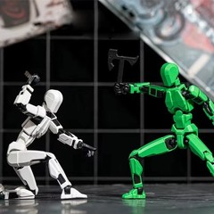 Titan13, Dummy 13, T13 Action Figure,Toy Robot, 3D Printed
