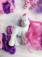 My Little Pony Figures Mix Lot of 17 Brushable Molded Various Sizes MLP