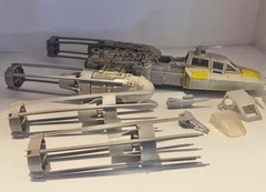 VINTAGE KENNER STAR WARS Y Wing Engine Set Complete Replacement Part REPRO 1983
