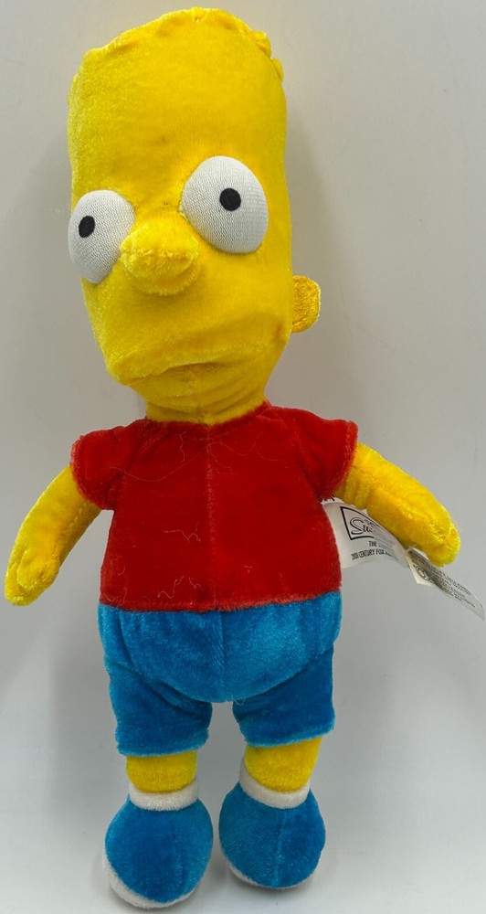 2005 20th Century Fox The Simpsons Bart Simpson Plush Figure ~11″