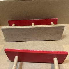 Wooden Railway Train Red Roof Platforms – Station BRIO or Other Like Thomas