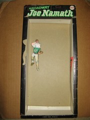 Mego Vintage 12” 1970 Joe Namath, Uniform, Stand, Booklet, Original Box