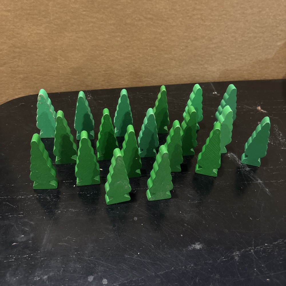 Thomas And Friends Accessory Wooden Trees. 19 In Lot.