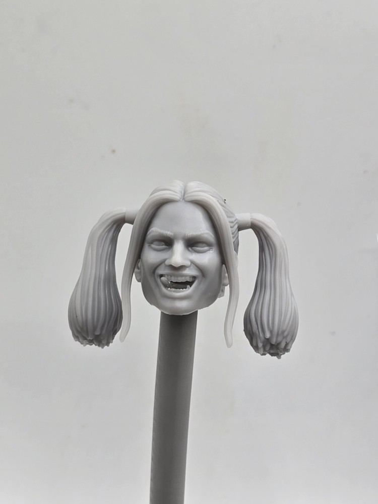3d Print GAGA HARLEY QUINN HEAD 1:12 6″GI Joe Classified/Marvel Legend