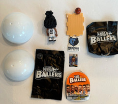 2023 Zuru NBA Ballers 5 surprise Figure Ja Morant Memphis Grizzlies White Jersey
