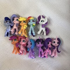 My Little Pony Lot of 12 rainbow dash Apple Jack Twilight Pinkie and more USED