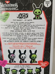 Lot Of 2 Skelanimals Glow In The Dark Jack and Maxx Collectible Vinyl Figures