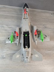 Vintage GI Joe Ghost Strikers Fighter Jet Hasbro 1993 Toy Aircraft Incomplete
