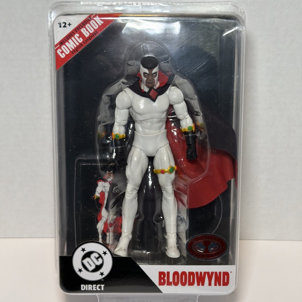 NIB Mcfarlane Bloodwynd Platinum Edition Red Chase DC Direct Page Punchers RARE
