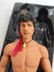 John J Rambo 1/6 Scale Figure MMS06 First Blood Part II Hot Toys Complete in Box