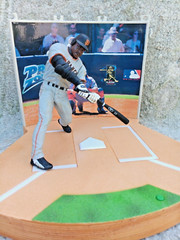 ProZone MLB Great Baseball Moments B. Bonds/A-Rod Figures pair 2002 w plate