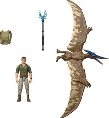 Mattel Jurassic World Rebirth Human & Dinosaur Figure Pack, Dr Henry Loomis &…