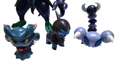 Pokemon Battle Action Figure Lot of 7 Skorupi Misdreavis Grimmsnarl Hoothoot