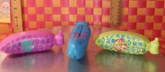 Bananas lot of 3 sub sets, pink+blue+green, 6″L, 2020, Cepia LLC