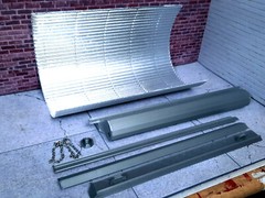 Shop Door Model Prop Kit 1/10 Scale Garage Display Diorama Dollhouse Accessory