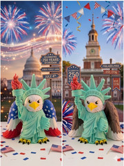 Liberty Eagle – Patriotic Bald Eagle Statue