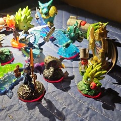 Activision Skylanders 2014 Dragon Figure Set Lot Wham-Shell Zap Plastic