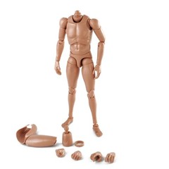 1/6 Male Action Figure Body Model MX02-A 12″ HT Suntan Skin Flexible Collectible