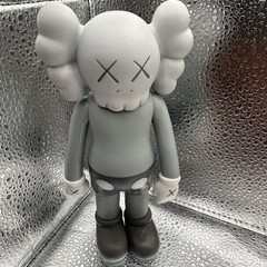KAWS Five Years Later Companion Original Fake Figure Grey 8”