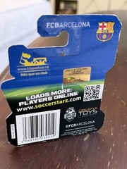SoccerStarz Neymar Jr FC Barcelona Plastic Figure w/ Top Trumps Card NIB