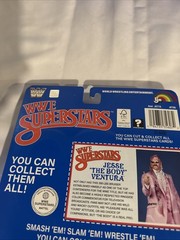 Mattel LJN ~ Jesse The Body Ventura ~ WWE Superstars Series 2 Blue Card Variant