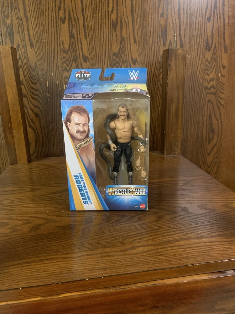 New Mattel WWE Elite – Wrestlemania 3 Jake the Snake Roberts Figure -Sam Roberts